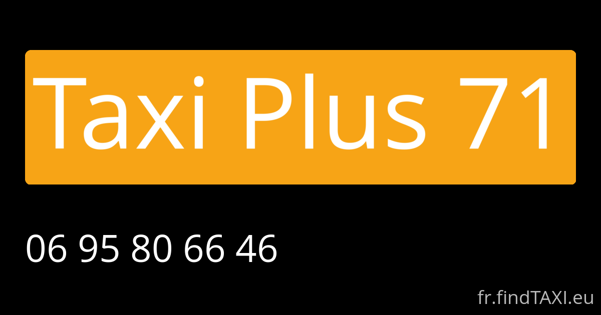 Taxi Plus 71 (Chalon-sur-Saône)