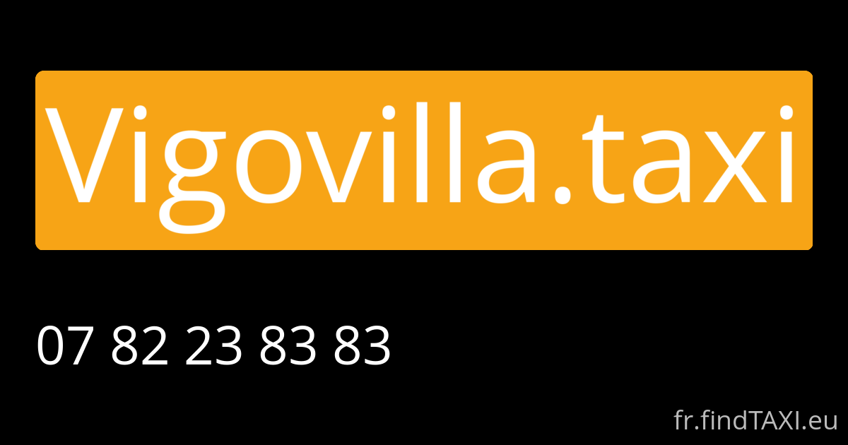 Vigovilla.taxi (Louviers)