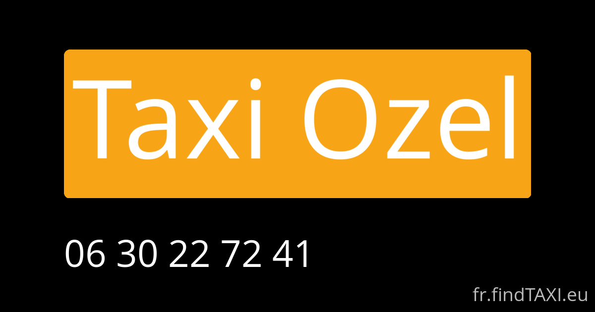 Taxi Ozel (Montargis)